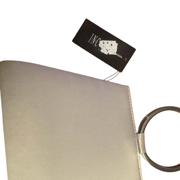 INC Elegant champagne clutch/handbag/crossbody Rhinestone detailed - Picture 8 of 9